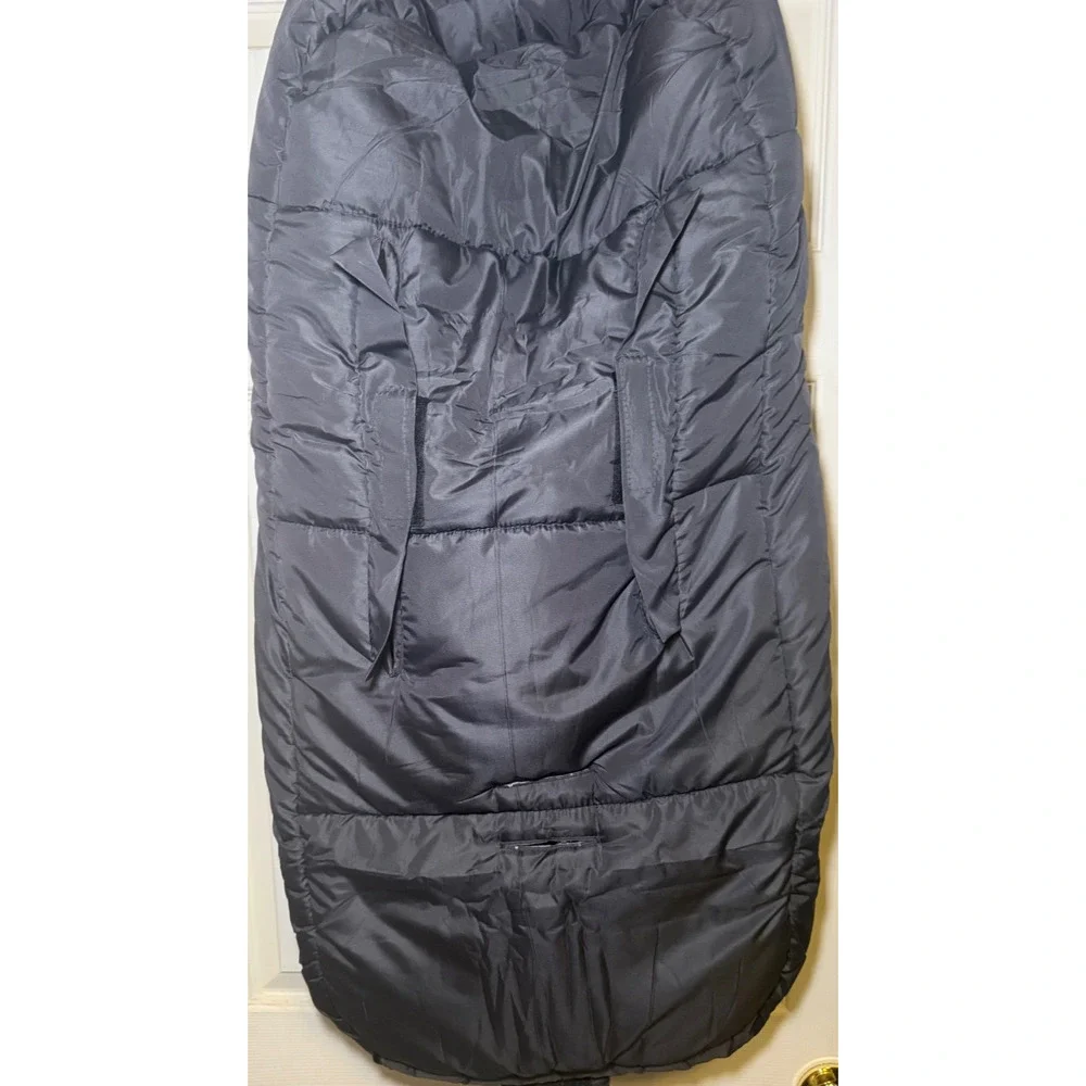 Orzbow Fleece Footmuff Gray Winter Full Zip for Infant Toddler Strollers